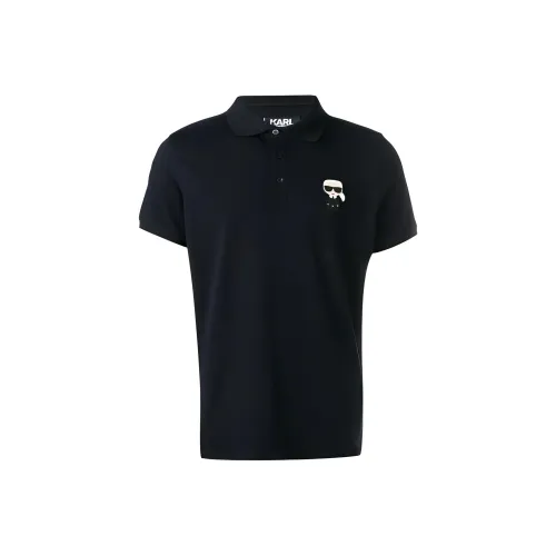 KARL LAGERFELD / Karl Lagerfeld Jeans Polo Shirts Men Black