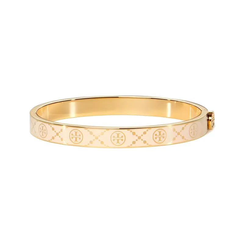 TORY BURCH T Monogram Hinge Bracelet-0