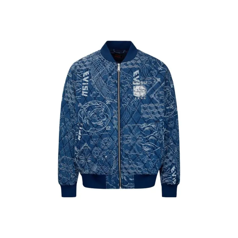 EVISU Jackets Men Blue-0