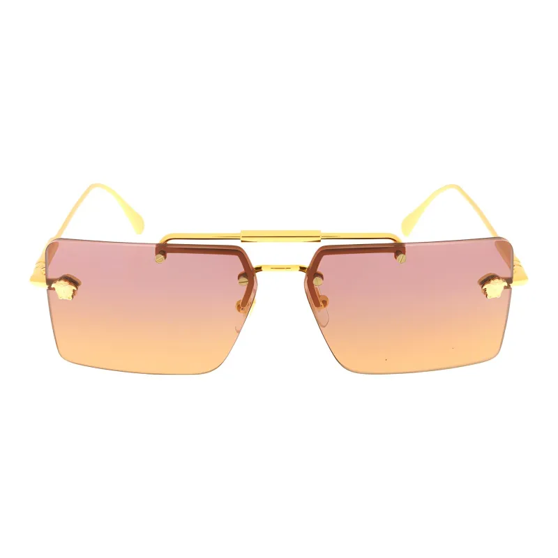 VERSACE Sunglasses Unisex Gold-1