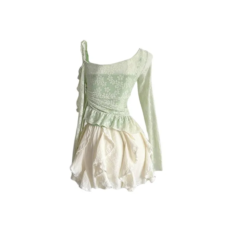KUNZHUDAXIANG Fashion Skirt Set Women's-7