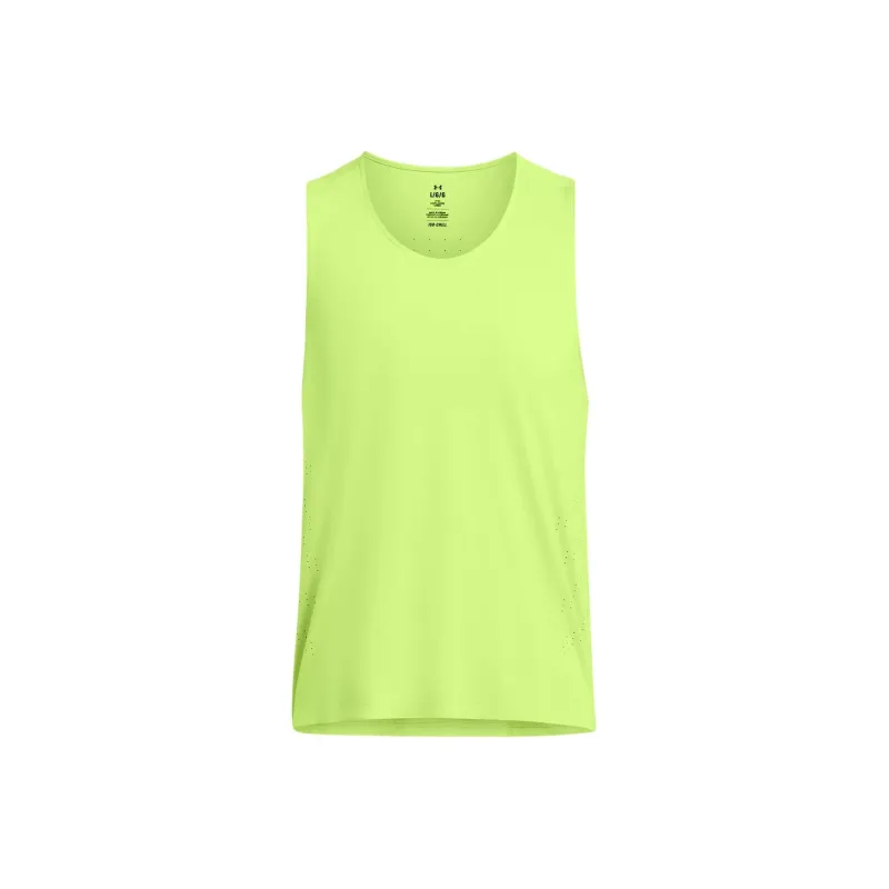 Under Armour Launch Elite Tank Top Men's Light Grass Green-0
