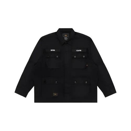 Alpha Industries Shirts Men Black
