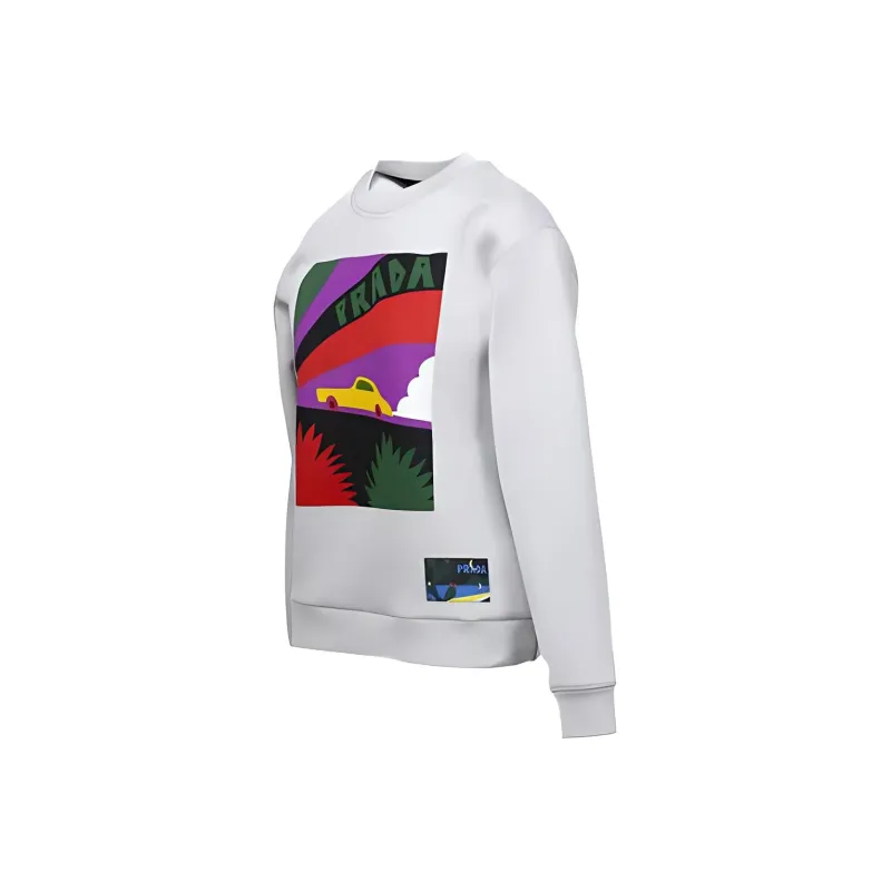 PRADA Sweatshirts Women's Gray-2