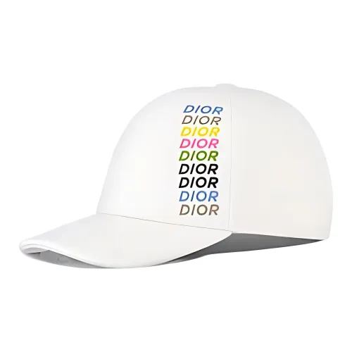 DIOR Cotton Baseball Caps Kids' White