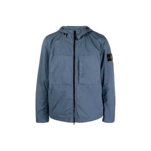 STONE ISLAND Jackets & Coats Men's Gray Blue