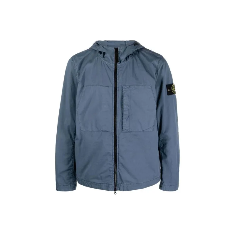 STONE ISLAND Jackets & Coats Men's Gray Blue-0