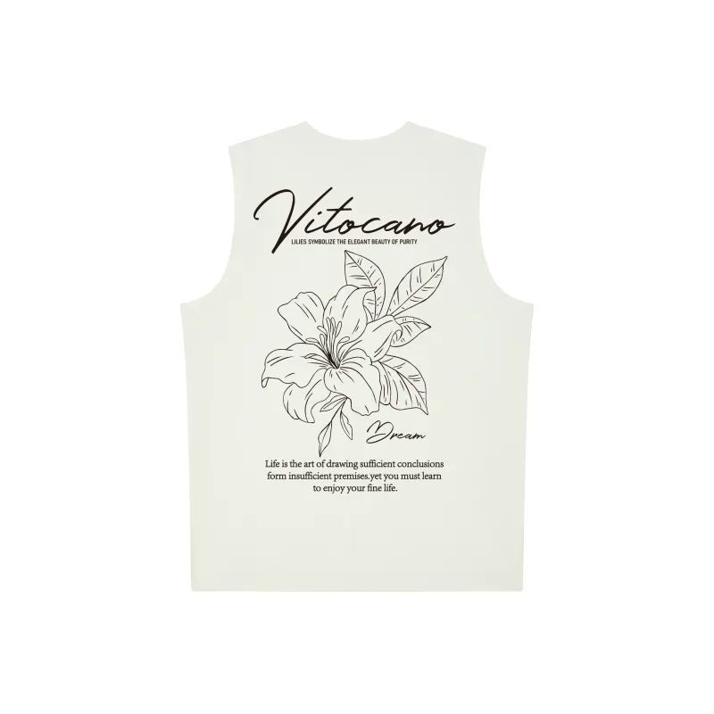 Vitocano Tank Tops Unisex White-6