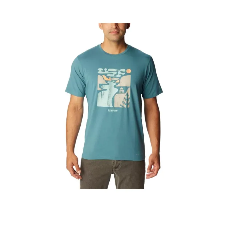 Columbia TrekSun Trek T-Shirt Men's Simple Canyon-0