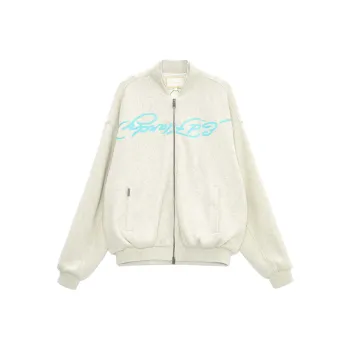 Ed Hardy Reverse World Series FW22 Jacket Men's Light Smoke Gray