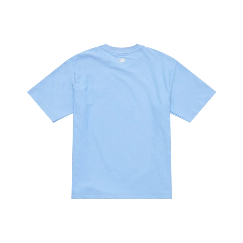 MLB MONOGRAM Collection Los Angeles Dodgers SS25 T Shirt Unisex Sky Blue-1