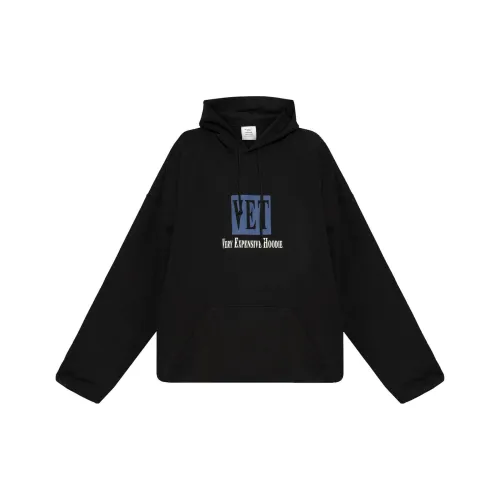 Vetements Printed Drawstring Hoodie Sweater