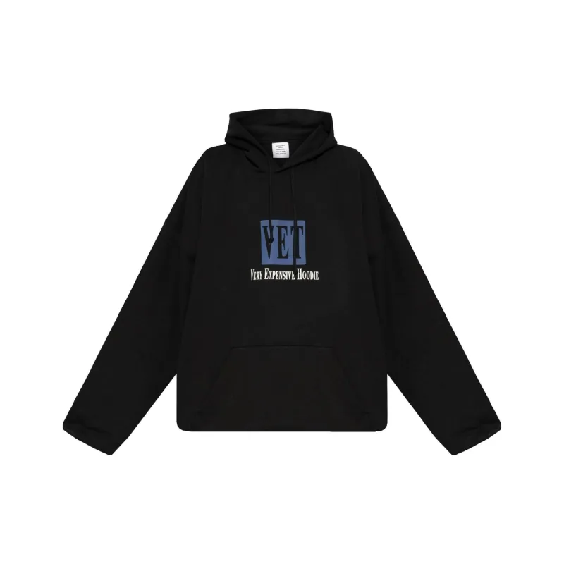Vetements Printed Drawstring Hoodie Sweater-0