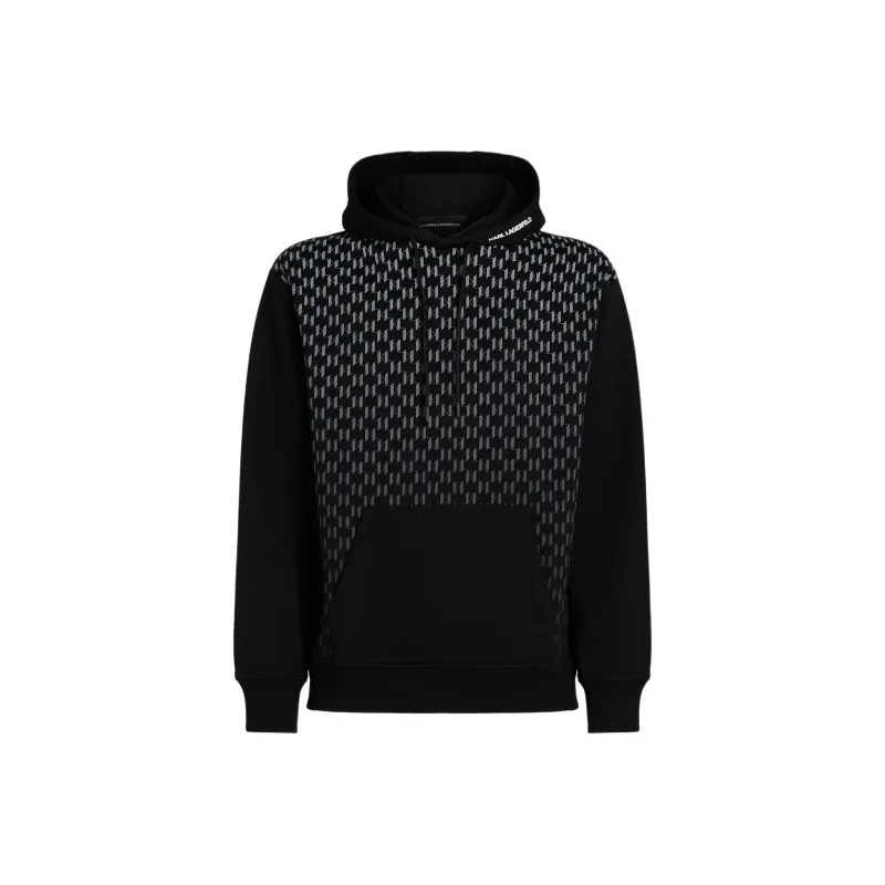 KARL LAGERFELD / Karl Lagerfeld Jeans Monogram degrad� Hoodie-0