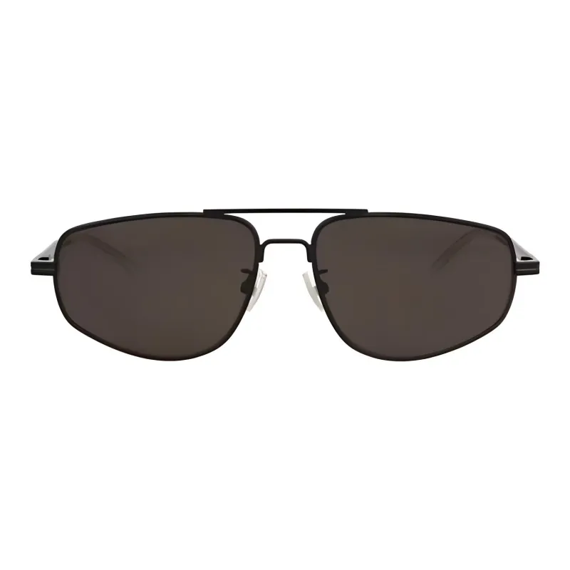 Bottega Veneta Metal Aviator Sunglasses Unisex Black-2