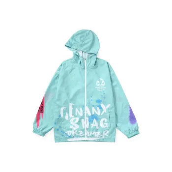 GENANX Loose Fit Jacket Unisex Clearwater Blue