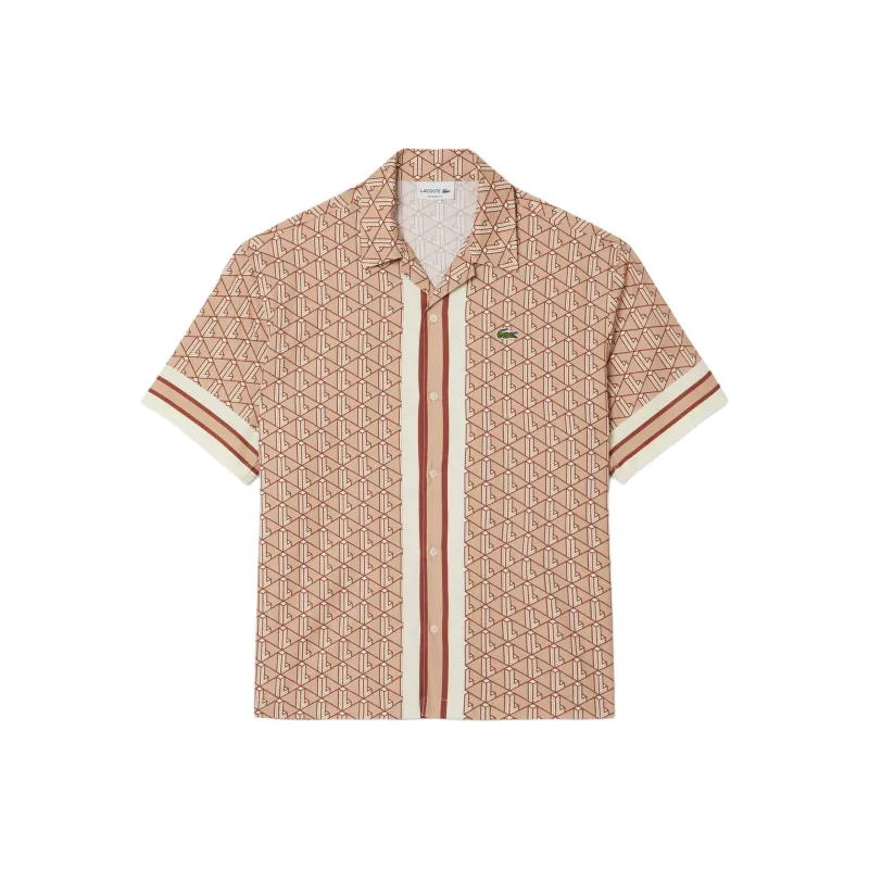 LACOSTE Monogram pattern Shirt-6