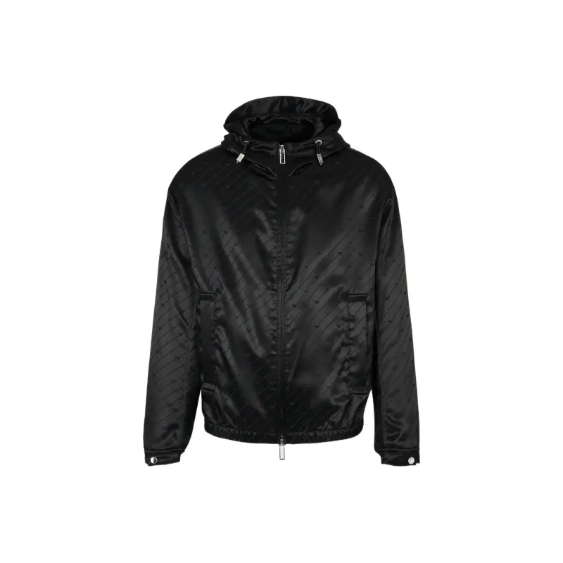 EMPORIO ARMANI FW22 Jackets Coats Men's Black-0