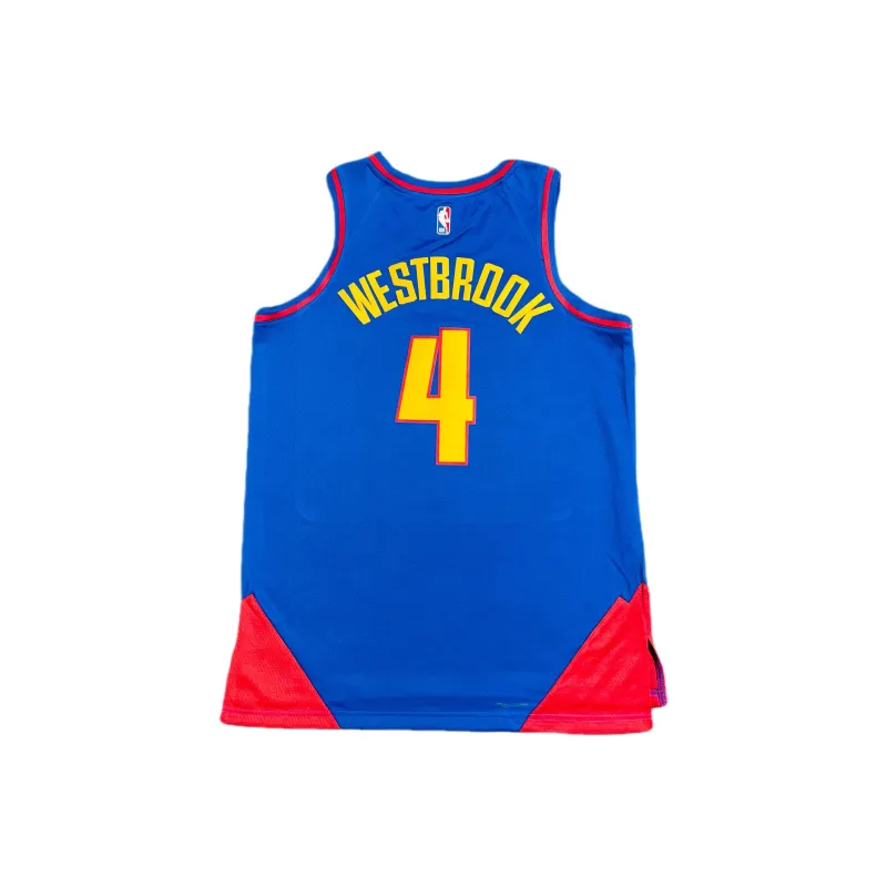 Jordan x NBA Golden State Warriors Basketball Jersey Men's Blue-1