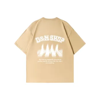 D&W T Shirts Unisex Khaki