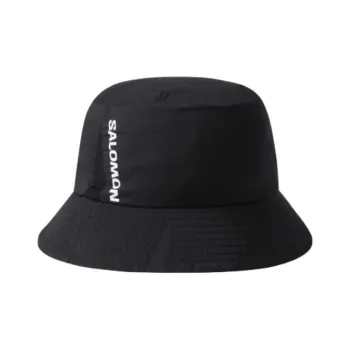SALOMON Nylon Bucket Hats Unisex Black