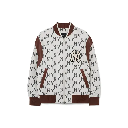 MLB Jackets Unisex Milk White