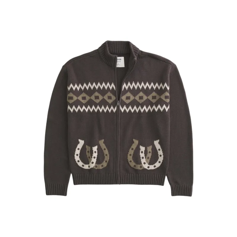 Hollister Knitwear Men's Dark Brown-0