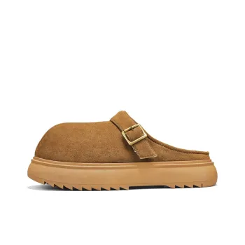 HUANAI Quiet, Odor Resistant, Abrasion Resistant Closed Toe Slippers Men's