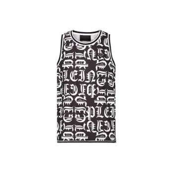 PHILIPP PLEIN Gothic Plein Jersey Tank Top