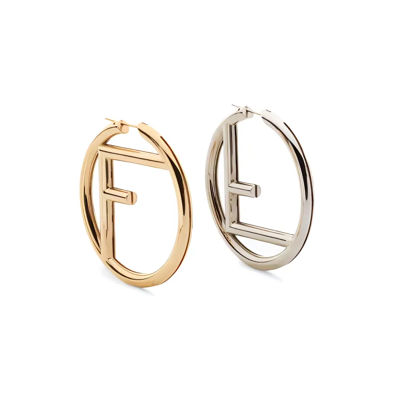 FENDI Earrings Women's Gold/Silver-0