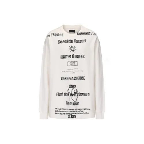 VANN VALRENCÉ Sweatshirt Unisex White
