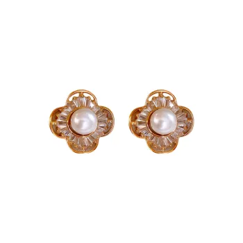Drejew Copper Stud Earrings Women's
