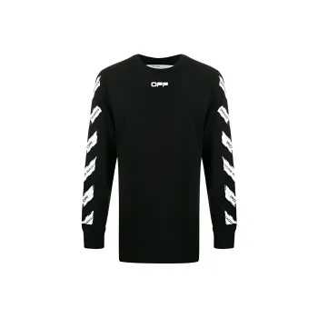 OFF WHITE Airport Tape Long Sleeve T Shirt