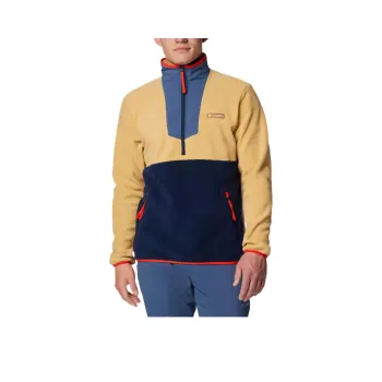 Columbia Sequoia Grove Sweatshirt Men's Yellow/Blue