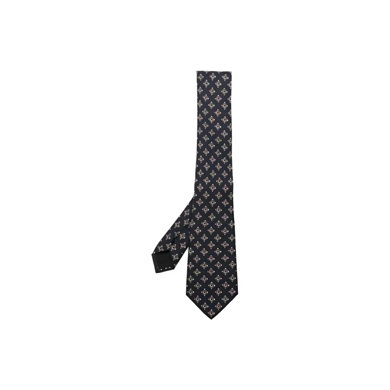 GIORGIO ARMANI Geometric pattern Silk Tie-0