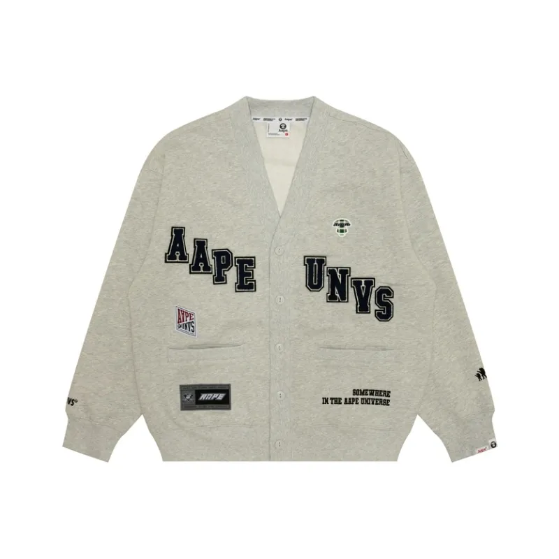 Aape Logo patch Cardigan-0