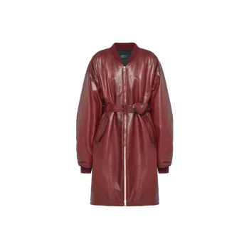 PRADA FW22 Jackets Coats Men's Gemstone Red