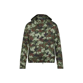 LOUIS VUITTON Camo Windbreaker Jacket