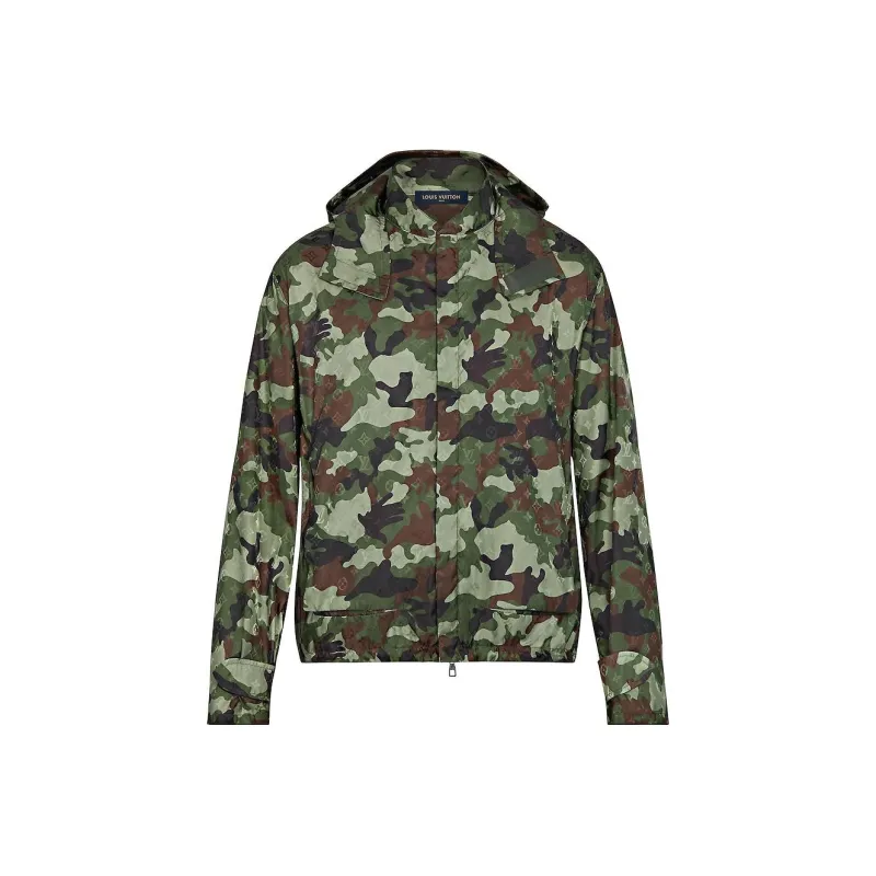 LOUIS VUITTON Camo Windbreaker Jacket-0