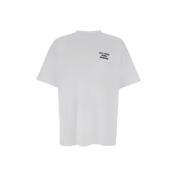 DROLE DE MONSIEUR Slogan Printed Crewneck T Shirt