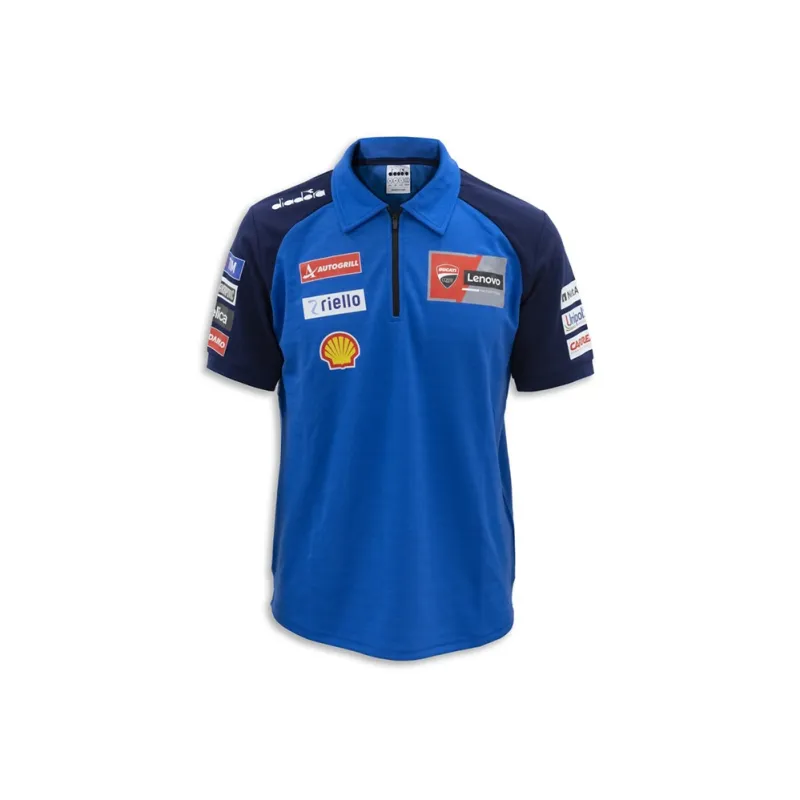 Ducati x Diadora T Shirt Unisex Dark Blue-0