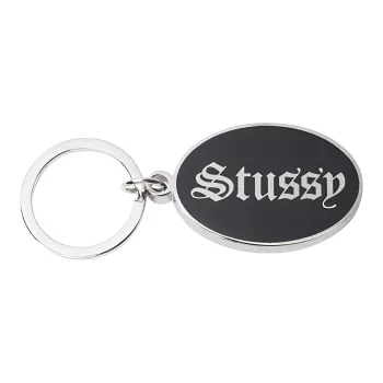 Stussy Keychains Unisex Black