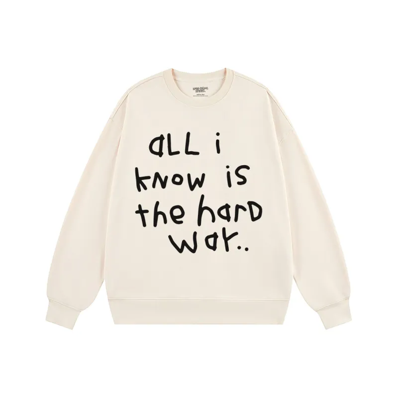 AFTER SCHOOL SPECIAL Sweatshirt Unisex Cream-0