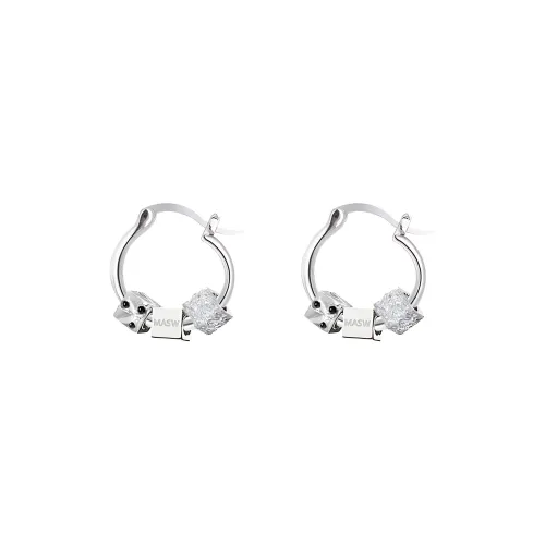 Masw Copper Alloy Earrings Women's