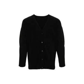 Homme Plissé Issey Miyake V neck Plissé Jacket