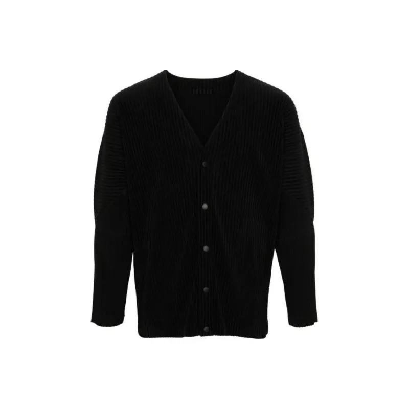 Homme Plissé Issey Miyake V neck Plissé Jacket-0
