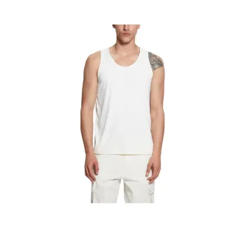 GUESS Tank Tops Men White