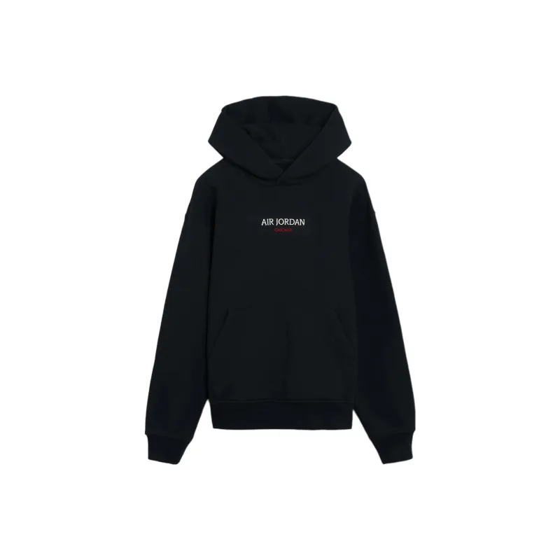 JORDAN Air JORDAN Wordmark Men's Chicago Fleece Pullover Hoodie-0
