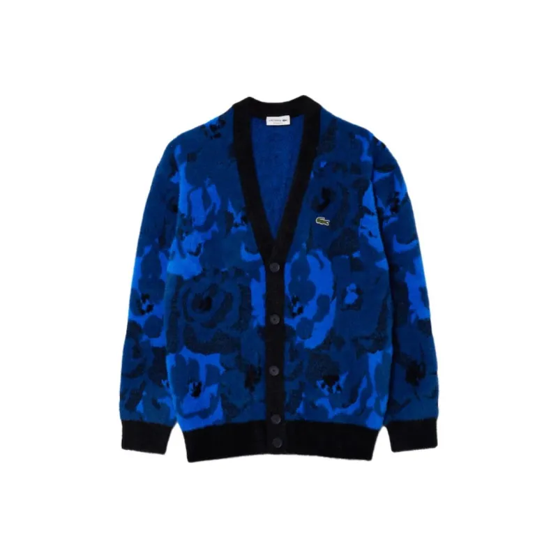 LACOSTE Floral intarsia Cardigan-0