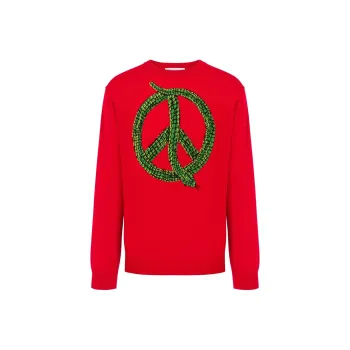 MOSCHINO Logo embroidered Jumper
